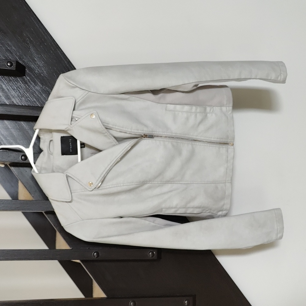 Faux leather jacket